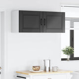 Wall Cabinet PORTO 2 pcs Black 50 x 31 x 40 cm Engineered Wood 885248