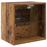 TV Wall Units with LED with LED 5 pcs Old wood Engineered Wood 3403577