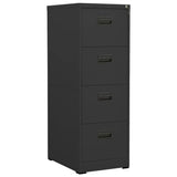 Filing Cabinet Anthracite 46x62x133 cm Steel 336281