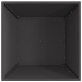 Fire Pit Black 60 x 60 x 30 cm Steel 858966