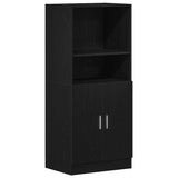 3 Piece Kitchen Cabinet Set Black Engineered Wood 3324152