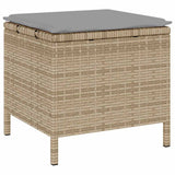 Garden Dining Set Beige Poly Rattan 42007914