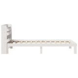 Bed Frame with Headboard without Mattress White 100x200 cm 3306785