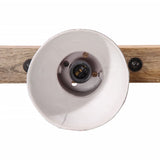 Wall Lamp 25 W Distressed Red 65x25 cm E27 371822