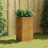 ZNTS Planter 40x40x80 cm Corten Steel 824524