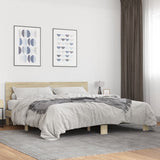Bed Frame without Mattress Sonoma Oak 200x200 cm 3280173