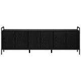 TV Cabinet 146 x 33 x 50 cm Black Oak Engineered Wood 8013740