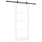 Sliding Door Manual ORKDAL White 86 x 198.5 cm Wood and metal 3332172