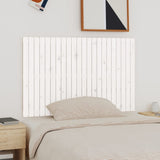 Wall Headboard White 140x3x90 cm Solid Wood Pine 824919