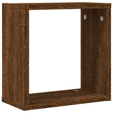 Wall Cube Shelves 6 pcs Brown Oak 30x15x30 cm 815887