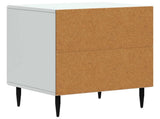 Bedside Cabinet White 43 x 34.5 x 50 cm Engineered Wood 894795