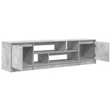 TV Cabinet Concrete Grey 188.5x41x50 cm Engineered Wood 3328420