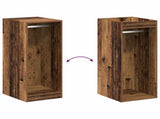 Wardrobe with Shelf with Storage Old Wood 41 x 48 x 102 cm 879645