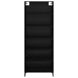 Highboard Black Oak 69.5 x 34 x 180 cm Engineered Wood 3416188