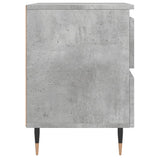 Bedside Cabinets 2 pcs Concrete Grey 40x35x50 cm Engineered Wood 826869