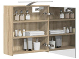 Bathroom Mirror Cabinet Sonoma Oak 43 x 16 x 62.5 cm 889145