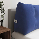Back Pillow Police Blue 200 x 24 x 50 cm Velvet 42014614