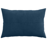 Cushion Cover 6 pcs ALMELO Navy Blue 50 x 75 cm Corduroy 915126