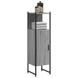 Bathroom Cabinet Grey Sonoma 33x33x120.5 cm Engineered Wood 842469