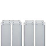 Patio Retractable Side Awning 170x1200 cm Blue 313397