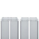 Retractable Side Awning Blue 140x1000 cm 48488