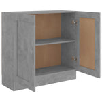 ZNTS Book Cabinet Concrete Grey 82.5x30.5x80 cm Engineered Wood 802709