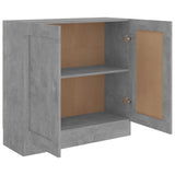 ZNTS Book Cabinet Concrete Grey 82.5x30.5x80 cm Engineered Wood 802709