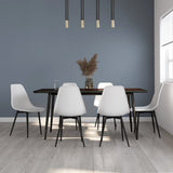 Dining Chairs 6 pcs White PP 3082341