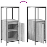 ZNTS 3-Piece Bathroom Furniture Set in Grey Sonoma Engineered Wood 3328382