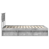 Bed Frame with Headboard Concerte 120 x 200 cm Solid Pine Wood 3409786
