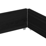 Garden Planter Black 150x100 cm Solid Wood Pine 3295412