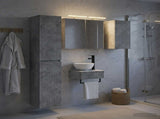 Bathroom Furniture Set 5 pcs Concrete Grey 33 x 34.5 x 160 cm 3407242