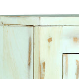 Sideboard Light Blue 110x35x70 cm Solid Mango Wood 247763