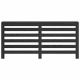 Radiator Cover Black Oak 175 x 20 x 82 cm Engineered Wood 869221