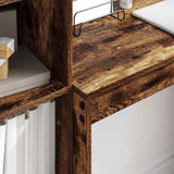Desk Smoked Oak 90 x 40 x 76 cm 869398