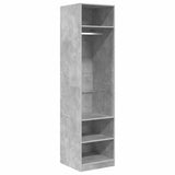 Wardrobe Concrete Grey 50x50x200 cm Engineered Wood 800238