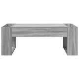 Coffee Table Grey Sonoma 110 x 50 x 41 cm Engineered Wood 8000161