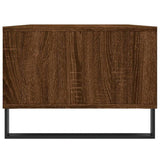 Coffee Table Brown Oak 90x50x36.5 cm Engineered Wood 830603