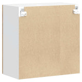 Kitchen Wall Cabinet with Glass Door Kalmar Old Wood Engineered Wood 853675