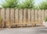 Outdoor Sofa Set 3 pcs White 249.5 x 83 x 73 cm 3385983