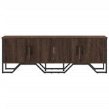 TV Cabinet Brown Oak 122x34x41 cm Engineered Wood 848588