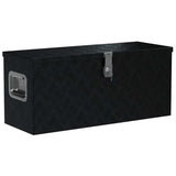 Aluminium Box 70x24x42 cm Trapezoid Silver 142942