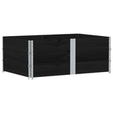Garden Planter Black 150x100 cm Solid Wood Pine 3295440