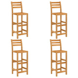 Outdoor Bar Set Natural wood Solid acacia wood Medium Footrest 3057850