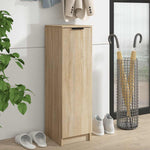 Shoe Cabinet Sonoma Oak 30x35x100 cm Engineered Wood 811433