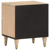 ZNTS Bedside Cabinet 40x33x46 cm Solid Wood Mango 358246