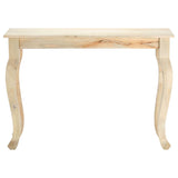 ZNTS Console Table 110x35x77 cm Solid Mango Wood 282858