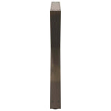 Dining Table Legs 2 pcs Natural Steel 90x cm Steel 4012735