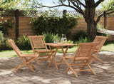 Garden Set 3 pcs Brown Soild Teak Wood 3437386
