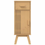 Bathroom Furniture Set with Door 2 pcs Brown 114 x 43 x 73.5 cm 3334188